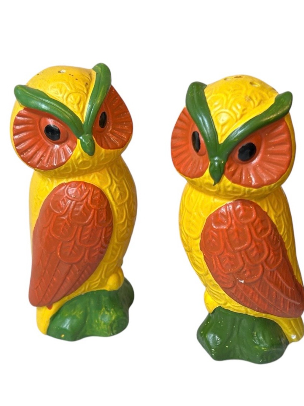 Vintage Owl Salt & Pepper Set Made in Japan 70’s